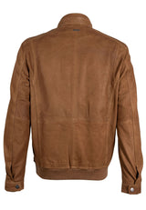 Melow CF Leather Jacket, Whiskey