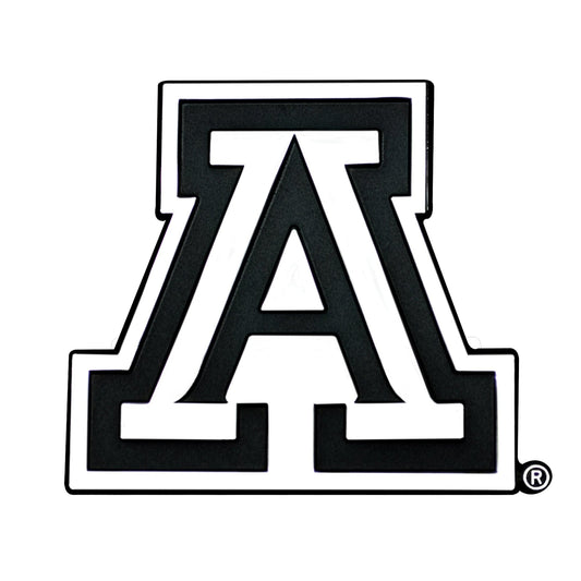 Arizona Wildcats 3D Chrome Metal Emblem - Arizona