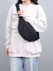 Oxford Cloth Adjustable Strap Sling Bag - Trendsi