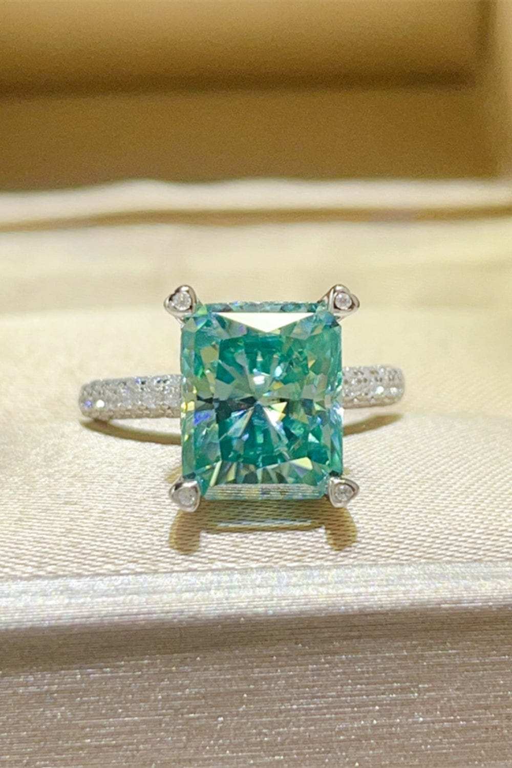 5 Carat Moissanite 925 Sterling Silver Ring - Trendsi - Flyclothing LLC