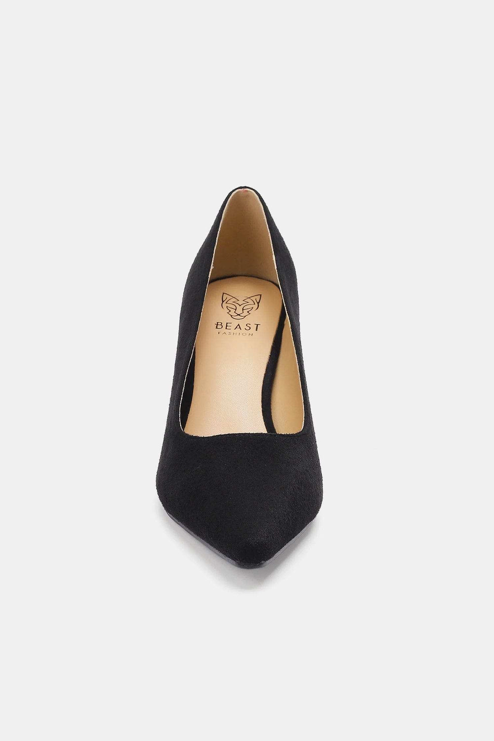 Beast Fashion Faux Suede Point Toe Pumps - Trendsi - Flyclothing LLC