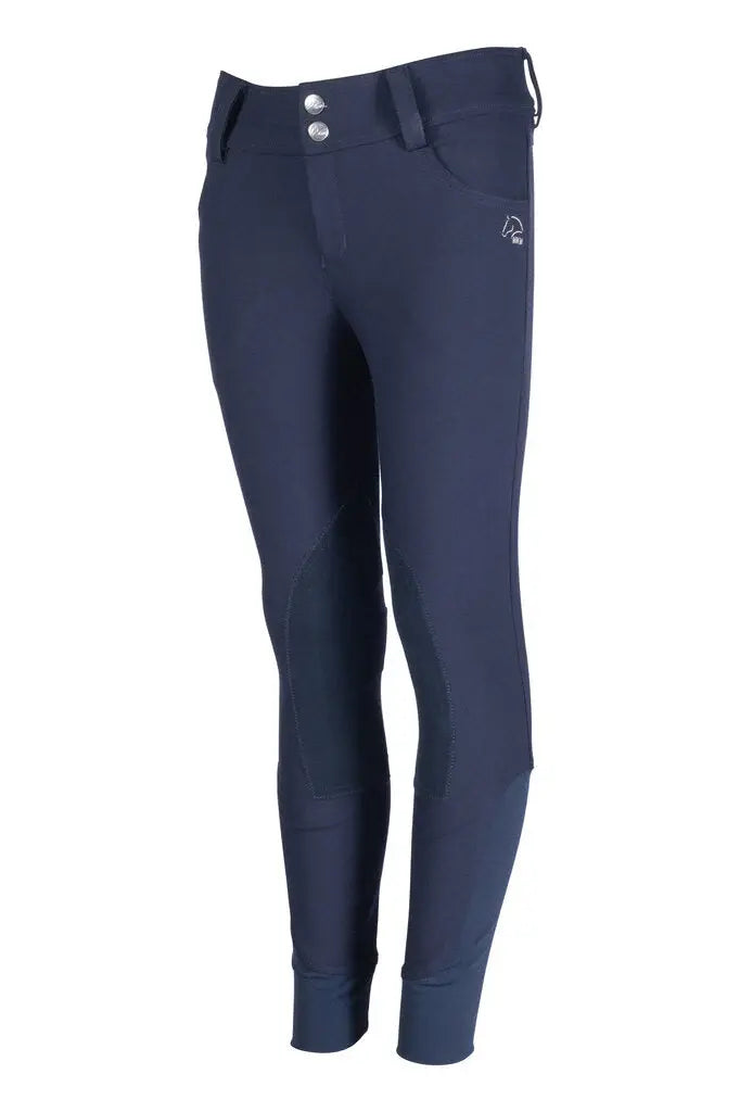 HKM Hunter Kids- Alos Knee P. Riding Breeches - Breeches.com - Flyclothing LLC