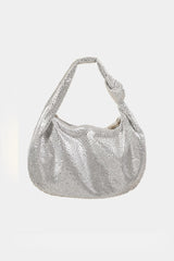 Fame Rhinestone Studded Handbag - Trendsi