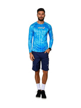 Men's Tuna Texture L/S UV Fishing Shirt - Hook & Tackle - Flyclothing LLC