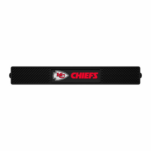 Kansas City Chiefs Bar Drink Mat - 3.25in. x 24in. - Kansas City Chiefs