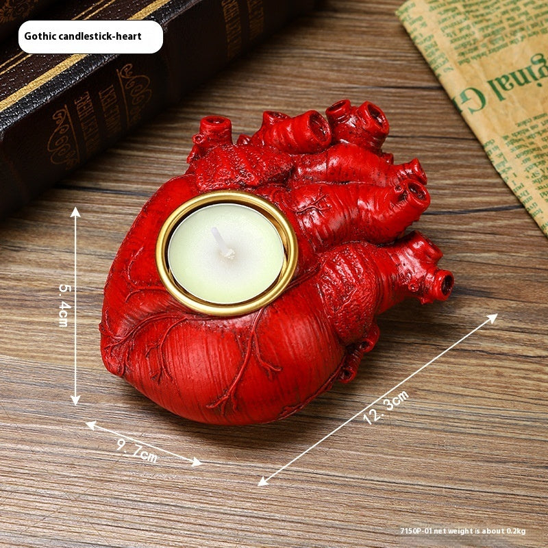 Halloween Heart Candlestick Decoration Horror Decoration Props - My Store - Flyclothing LLC