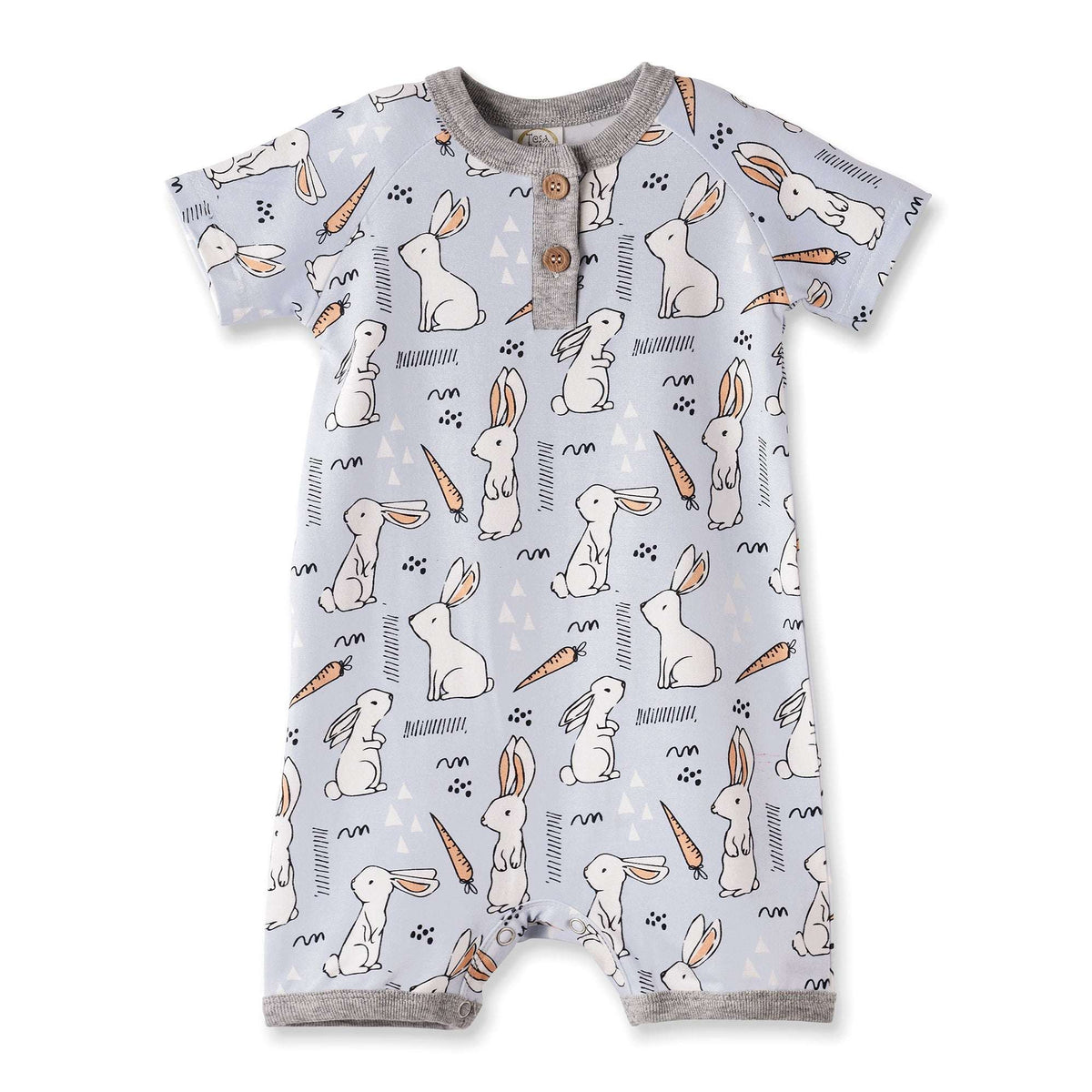 Cottontail Crew Bamboo Easter Shorty Romper for Baby Boys - Tesa Babe - Flyclothing LLC