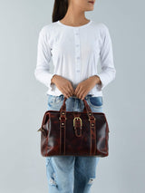 Wineberry Chic Handbag - Classy Leather Bags - Flyclothing LLC