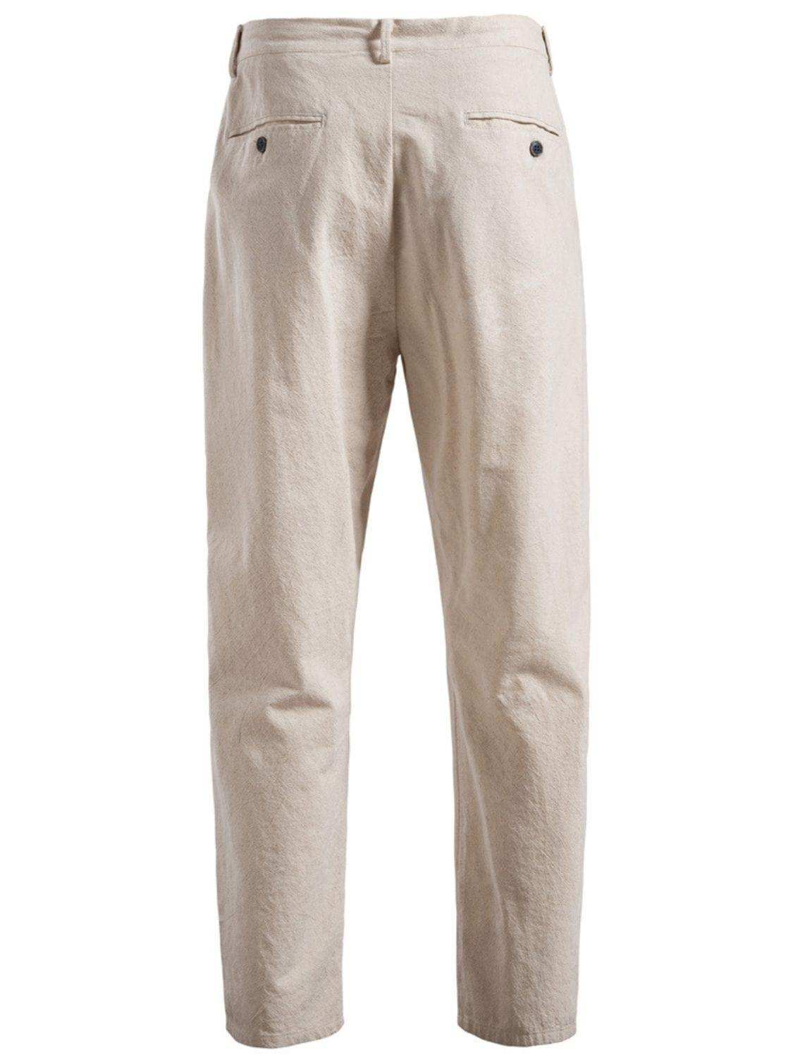 Men's Drawstring Straight Pants - Trendsi - Flyclothing LLC