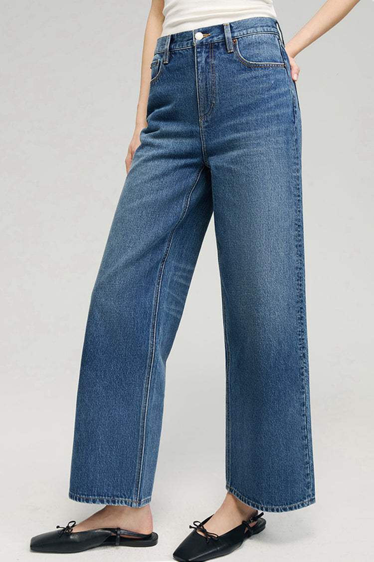 The Cityer Crop Wide Jeans HJ009 - Hey Joanie - Flyclothing LLC