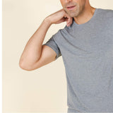 The Rock Solid | Mild Grey SleepDeep™ Men’s Pajama Shirt - Shinesty - Flyclothing LLC