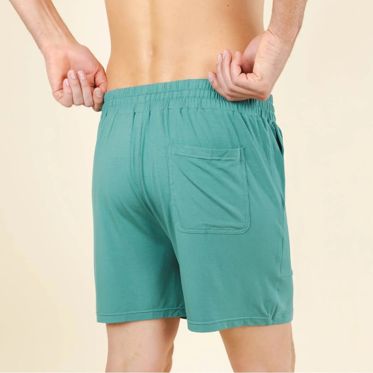 The Curacao | Teal SleepDeep™ Men’s Pajama Shorts - Shinesty - Flyclothing LLC