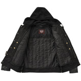 Nightstrike Men’s Motorcycle Leather Jacket - First Manufacturing Company - Flyclothing LLC