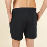 The Threat Level Midnight | Black SleepDeep™ Men’s Pajama Shorts - Shinesty - Flyclothing LLC