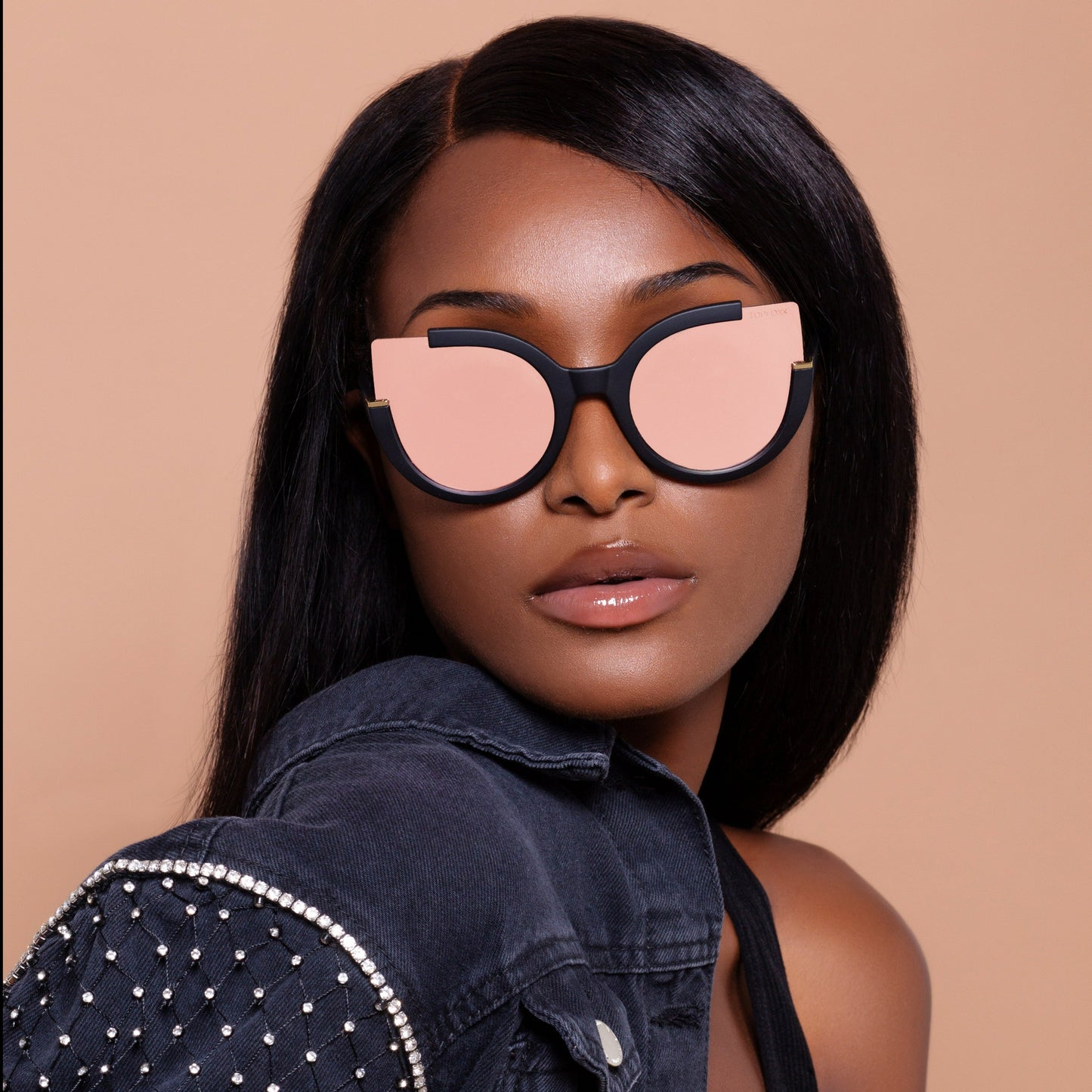 Chloe - Black - Rose Gold - TopFoxx - Flyclothing LLC