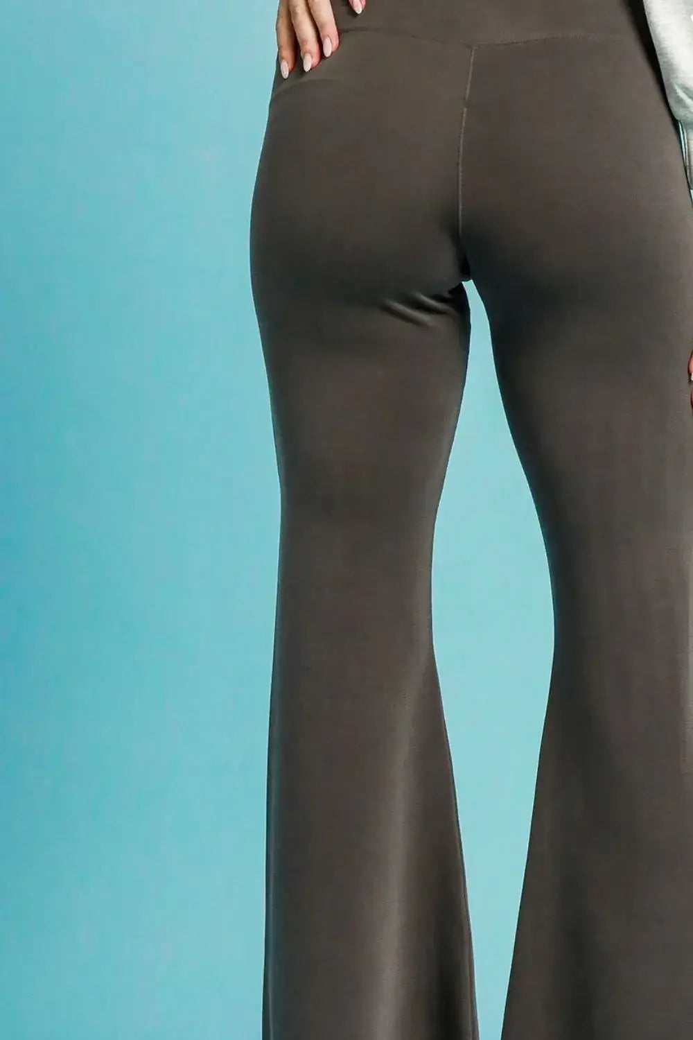 Umgee High-Waisted Flare Leggings - Trendsi - Flyclothing LLC