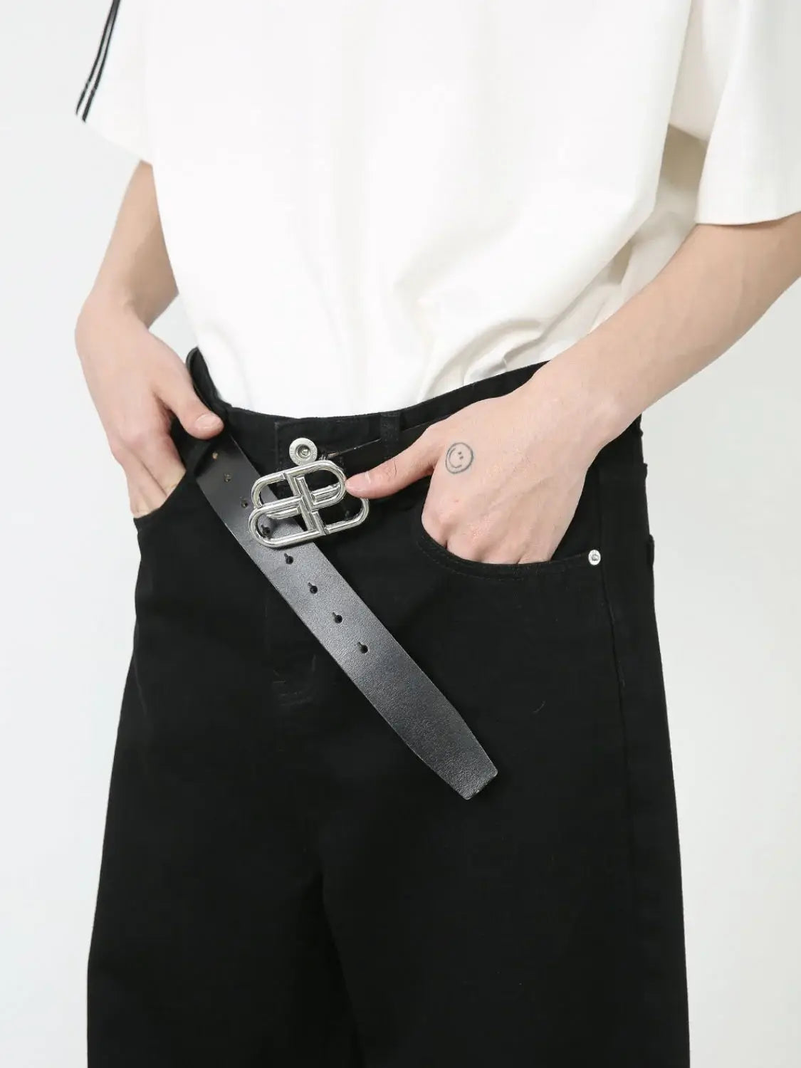 Men's Mid Rise Wide Leg Jeans - Trendsi - Flyclothing LLC