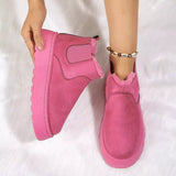 Round Toe Platform Ankle Boots - Trendsi - Flyclothing LLC