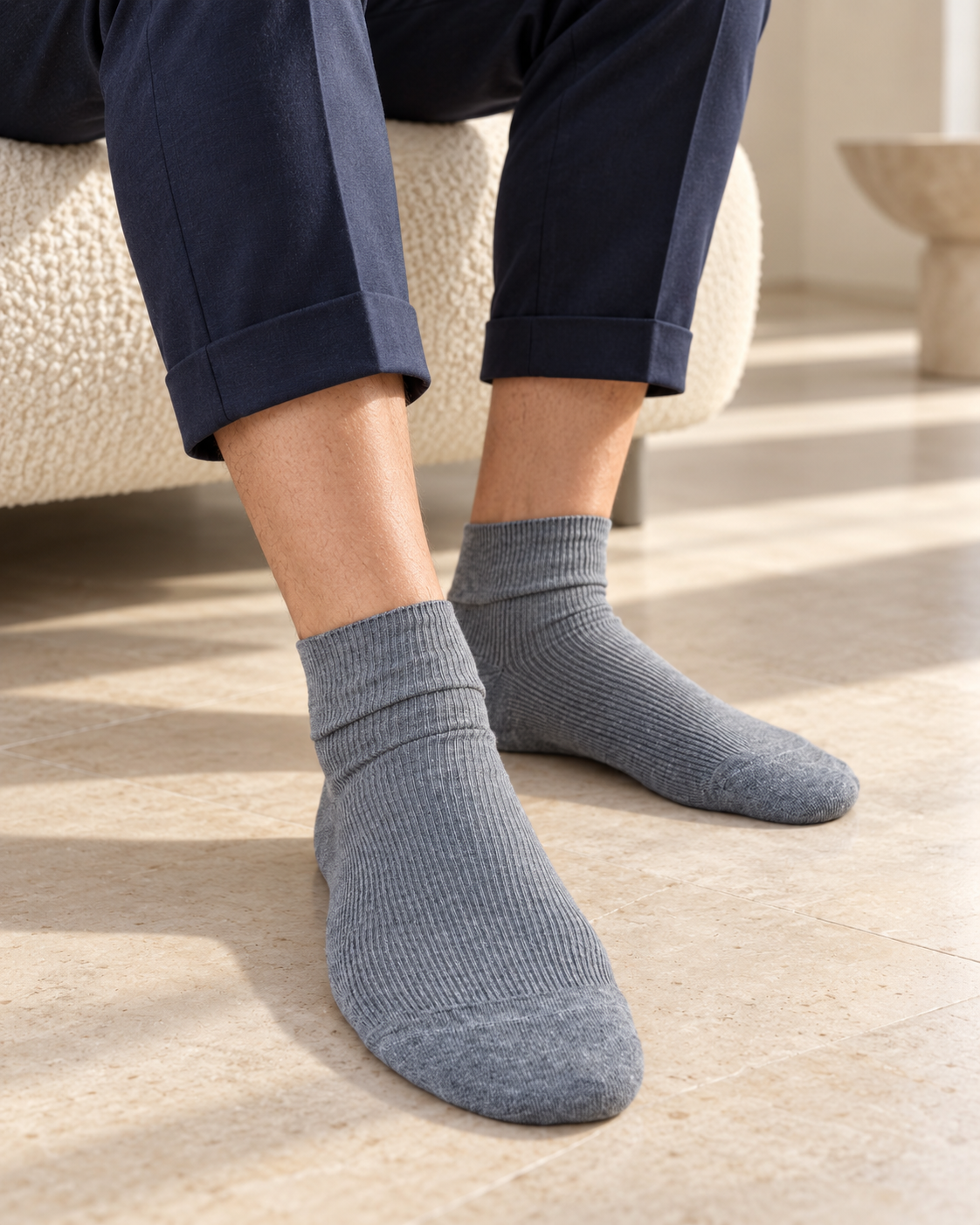 tittimitti® Men’s 100% Organic Combed Cotton Socks 3-Pack – Made in Italy - tittimitti - Flyclothing LLC