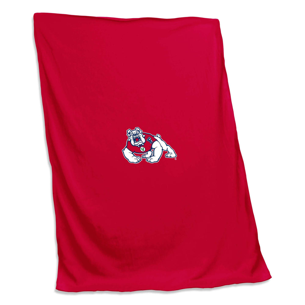 Fresno State Screened Sweatshirt Blanket - Logo Brands - Flyclothing LLC