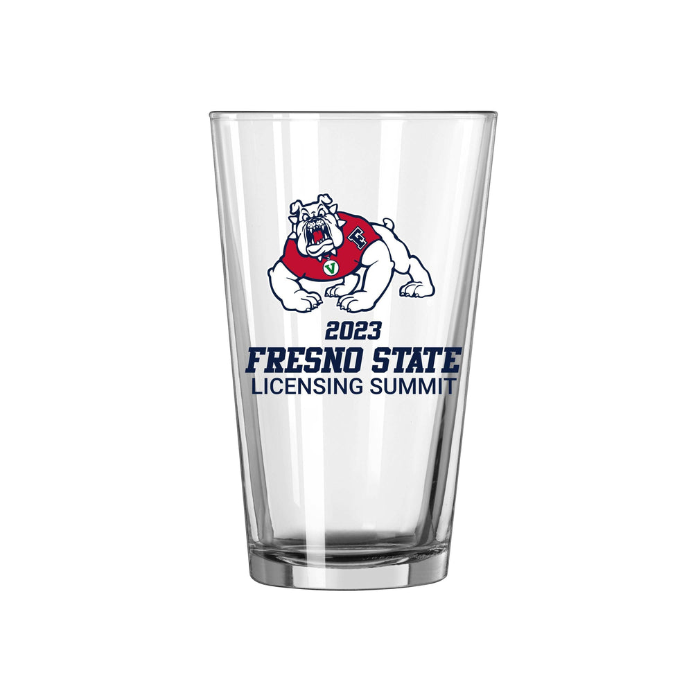 Fresno State 2023 Licensing Summit 16oz Pint Glass - Logo Brands - Flyclothing LLC