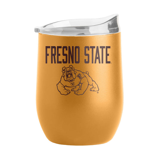 Fresno State 16oz Huddle Powder Coat Curved Bev - Logo Brands - Flyclothing LLC