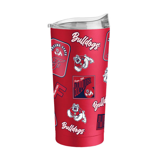 Fresno State 20oz Dreamweave Powder Coat Tumbler - Logo Brands - Flyclothing LLC