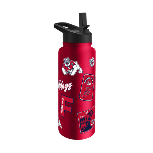 Fresno State 34oz Dreamweave Quencher Bottle - Logo Brands - Flyclothing LLC