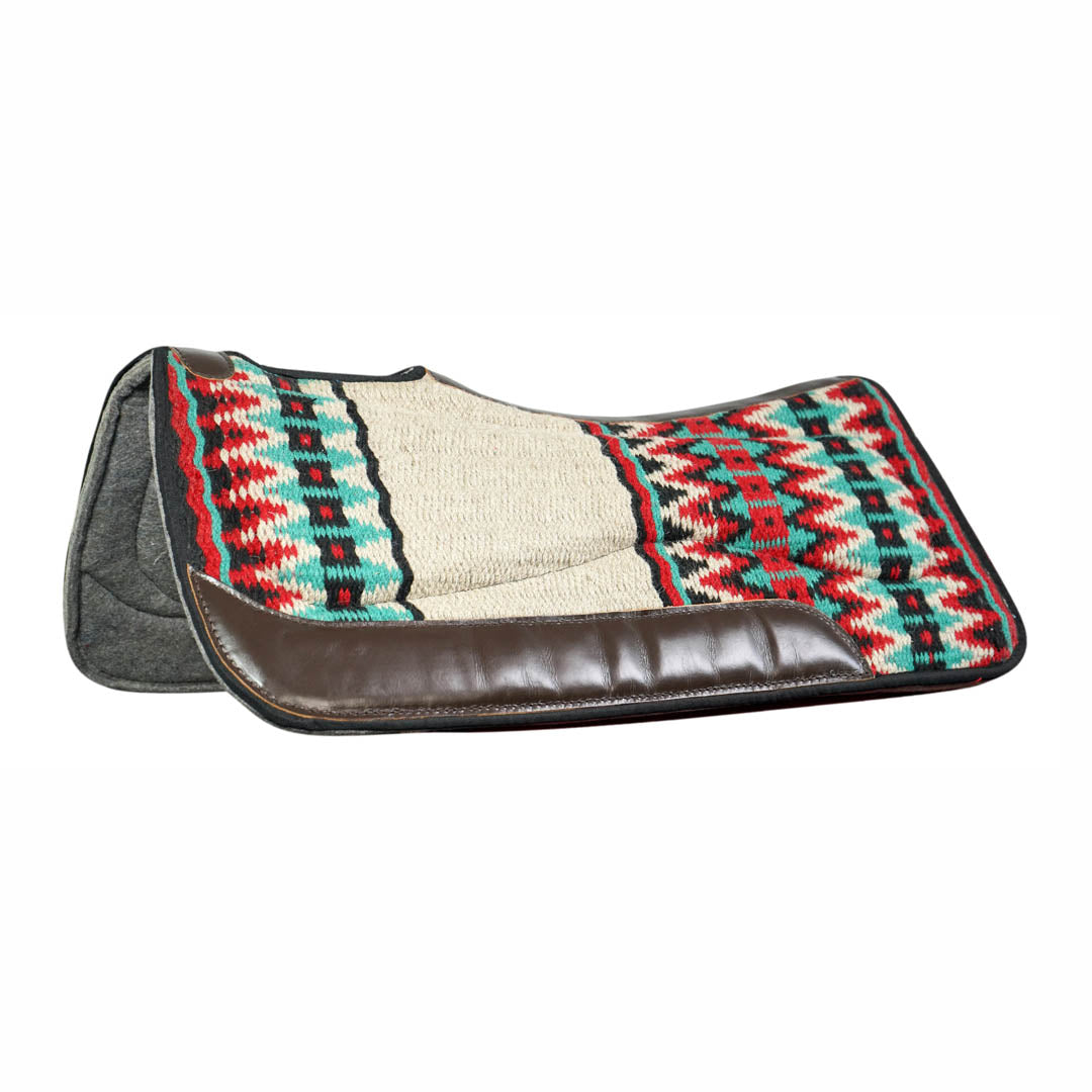 TuffRider Contoured Double Weave Western Saddle Pad- Cream - Breeches.com - Flyclothing LLC