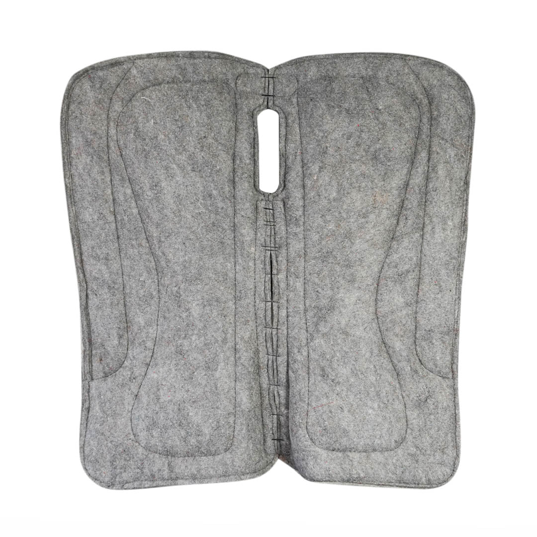 TuffRider Contoured Double Weave Western Saddle Pad- Cream - Breeches.com - Flyclothing LLC