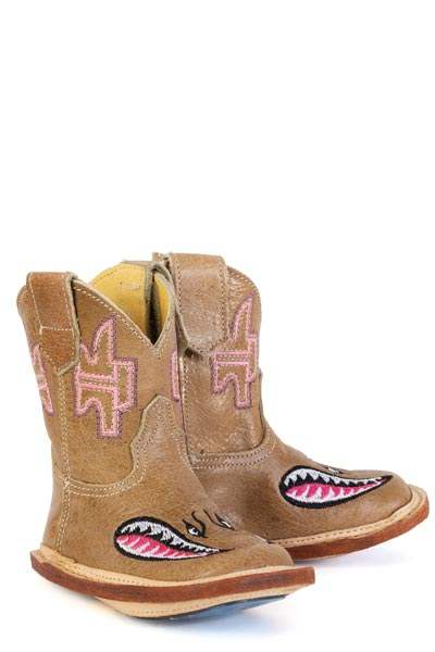 Infants Girls Pretty In Pink Boots - Tin Haul - Flyclothing LLC