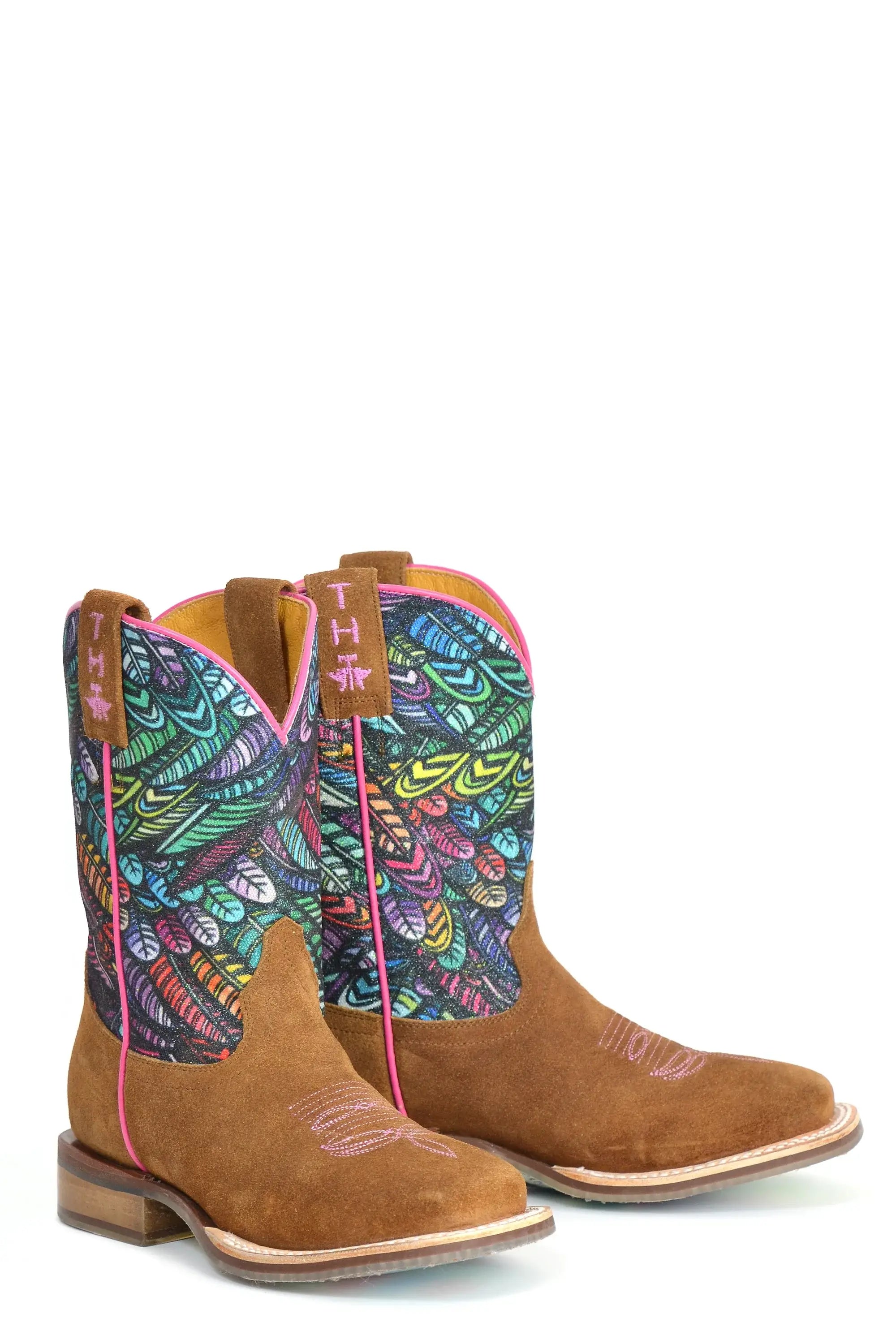 Tin Haul Little Girls Feathers Hummingbird Sole - Tin Haul - Flyclothing LLC