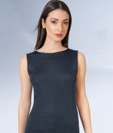 EGI ® Luxury Merino Wool Silk (85% Wool 15% Silk) Tank Top. Proudly Made in Italy.(1401) - tittimitti - Flyclothing LLC