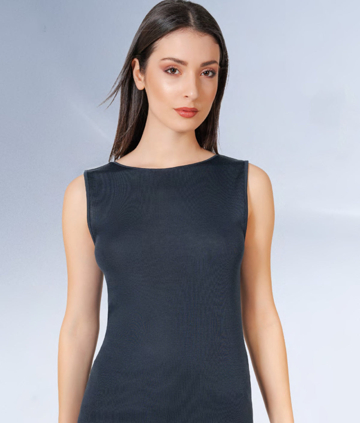 EGI ® Luxury Merino Wool Silk (85% Wool 15% Silk) Tank Top. Proudly Made in Italy.(1401) - tittimitti - Flyclothing LLC