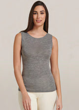 EGI ® Luxury Merino Wool Silk (85% Wool 15% Silk) Tank Top. Proudly Made in Italy.(1401) - tittimitti - Flyclothing LLC