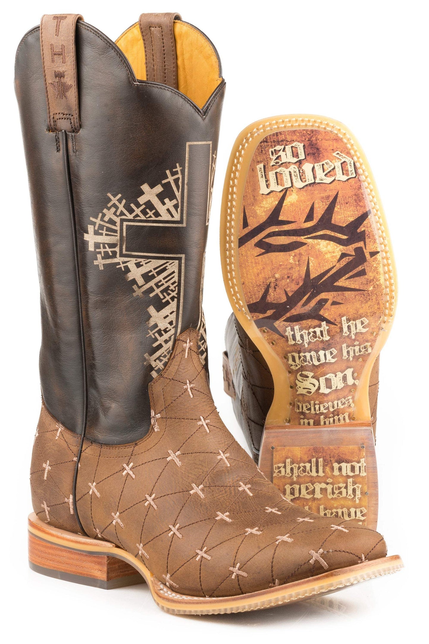 Tin Haul Mens The Gospel With John 3:16 Sole - TIN HAUL - Flyclothing LLC