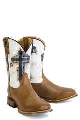 Tin Haul Mens Church Cross Boots - Tin Haul - Flyclothing LLC