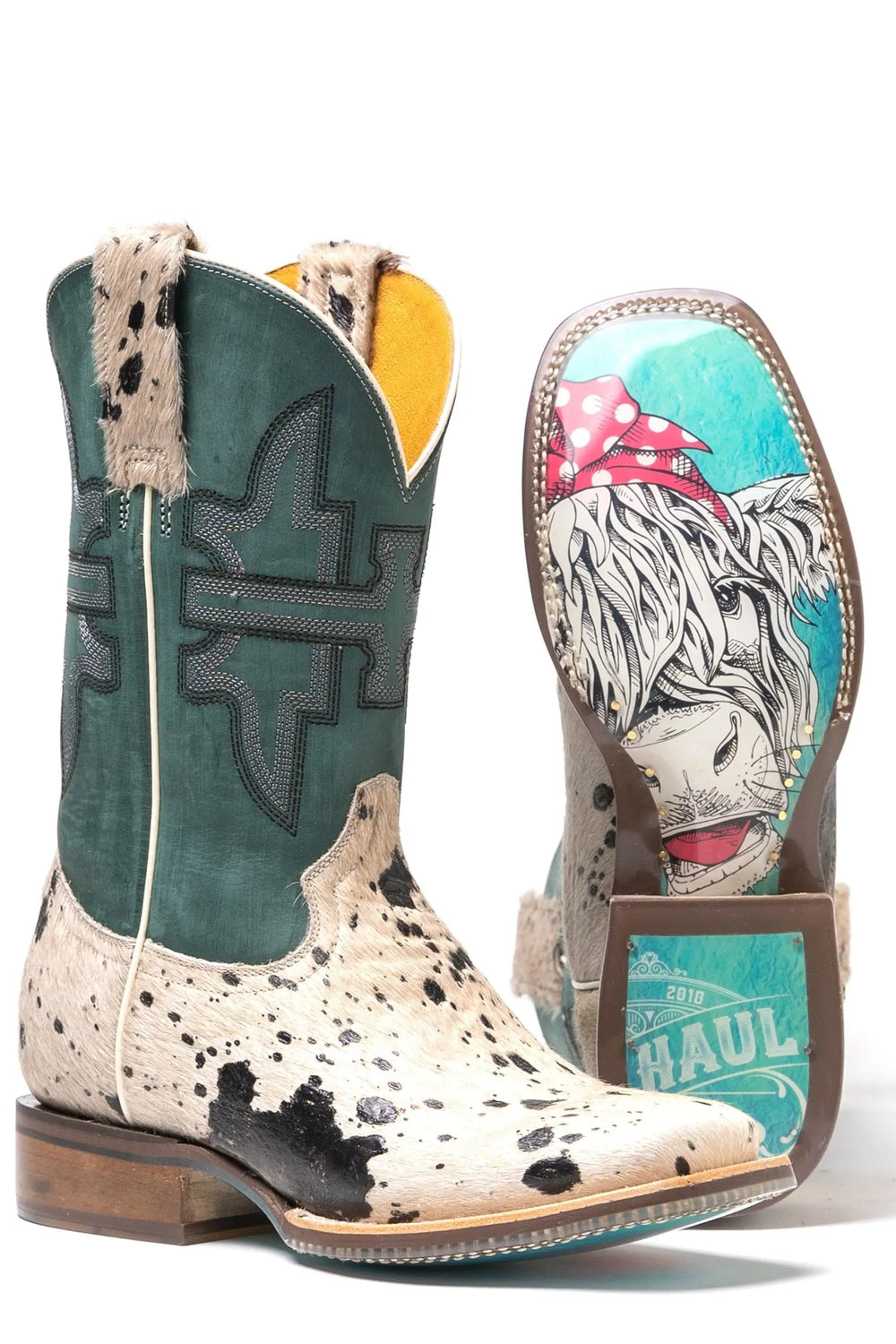 Tin Haul Womens Shaggy Spot With Priceless Sole - TIN HAUL
