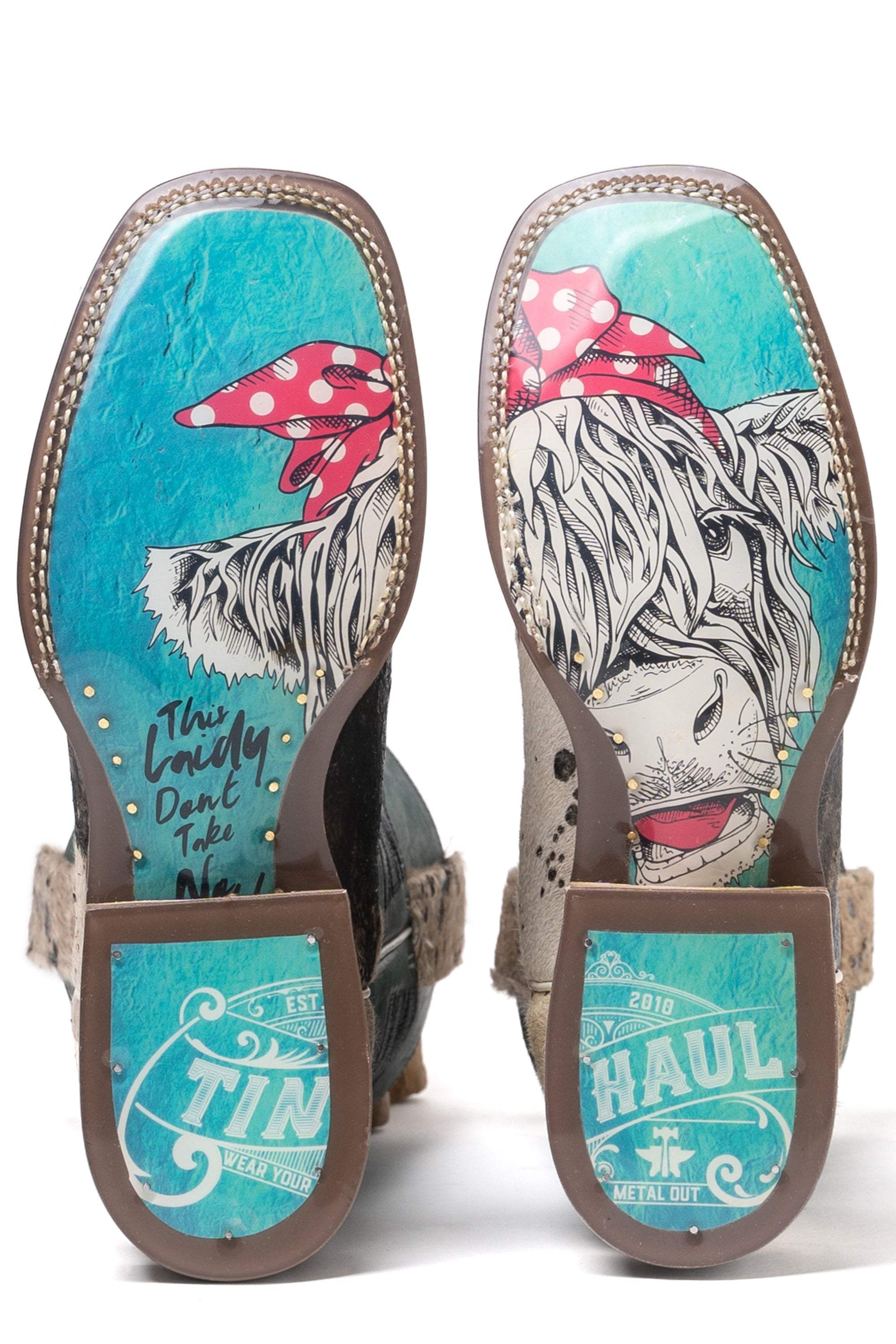 Tin Haul Womens Shaggy Spot With Priceless Sole - TIN HAUL - Flyclothing LLC