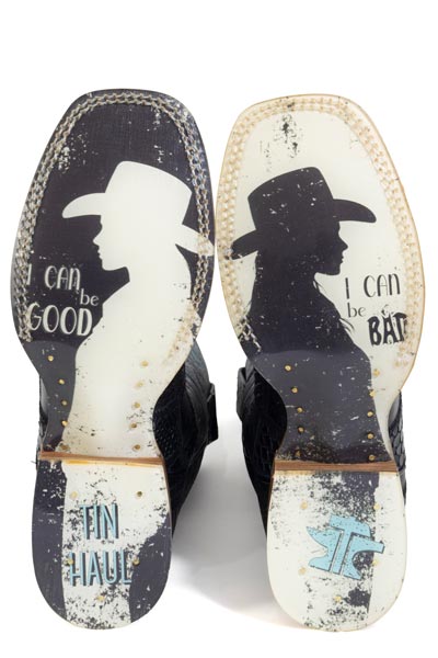 Tin Haul Womens Checkered Boots