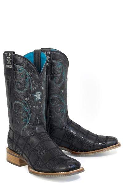 Tin Haul Womens Checkered Boots - Tin Haul - Flyclothing LLC