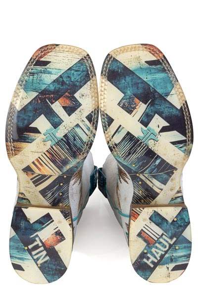 Tin Haul Womens Twisted Aztection Boots - Tin Haul - Flyclothing LLC