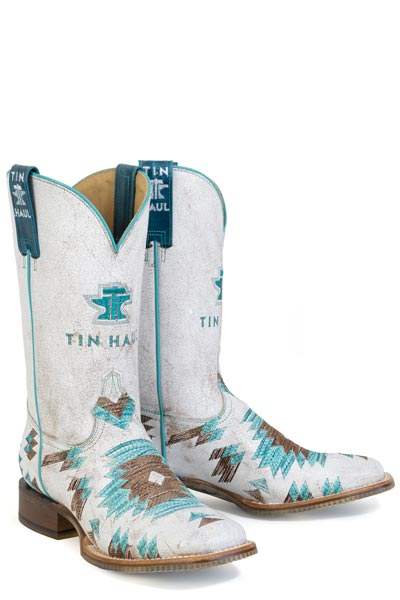 Tin Haul Womens Twisted Aztection Boots - Tin Haul - Flyclothing LLC