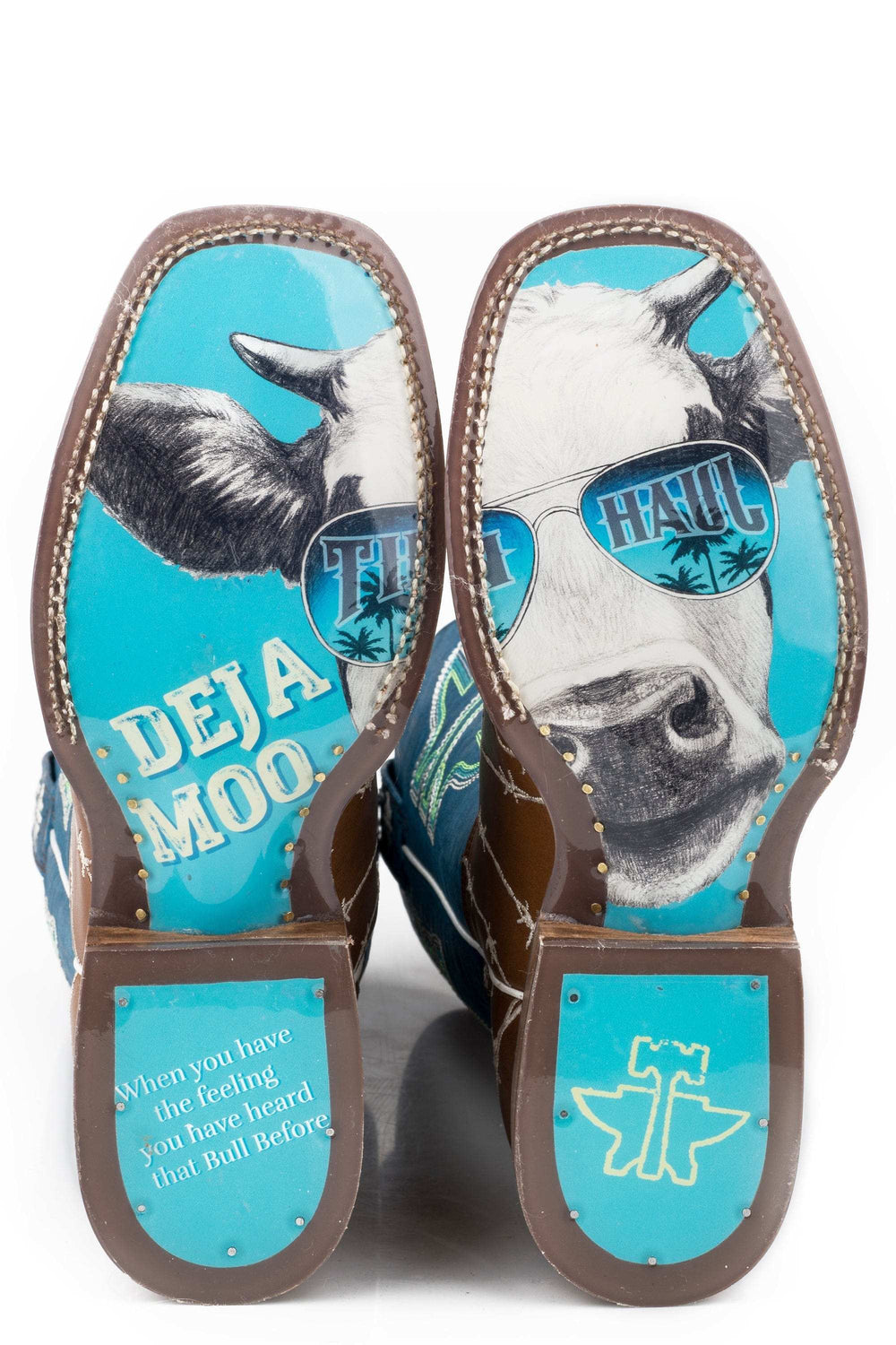 Tin Haul Womens Hands Off With Deja Moo Sole - TIN HAUL - Flyclothing LLC