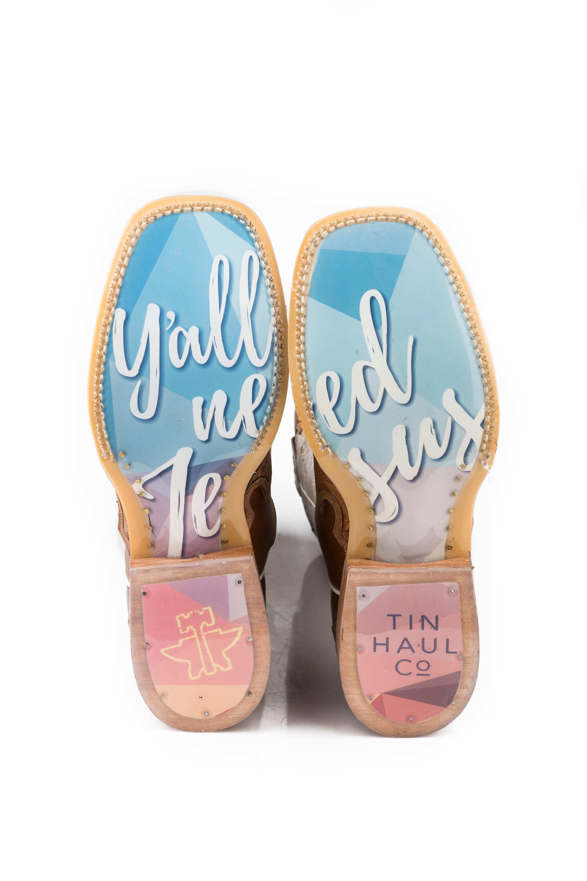Tin Haul WOMENS MADE IN HEAVEN WITH Y'ALL NEED JESUS SOLE - Tin Haul - Flyclothing LLC
