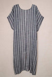 Striped Open Front Longline Cover Up - Trendsi - Flyclothing LLC