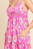 Culture Code Full Size Floral Ruffled Cami Dress - Trendsi