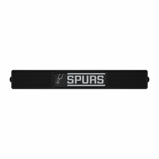 San Antonio Spurs Bar Drink Mat - 3.25in. x 24in. - San Antonio Spurs