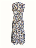 Floral Sleeveless Midi Dress - Trendsi - Flyclothing LLC