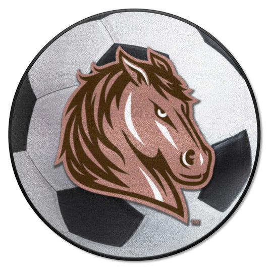 Southwest Minnesota State Mustangs Soccer Ball Rug - 27in. Diameter